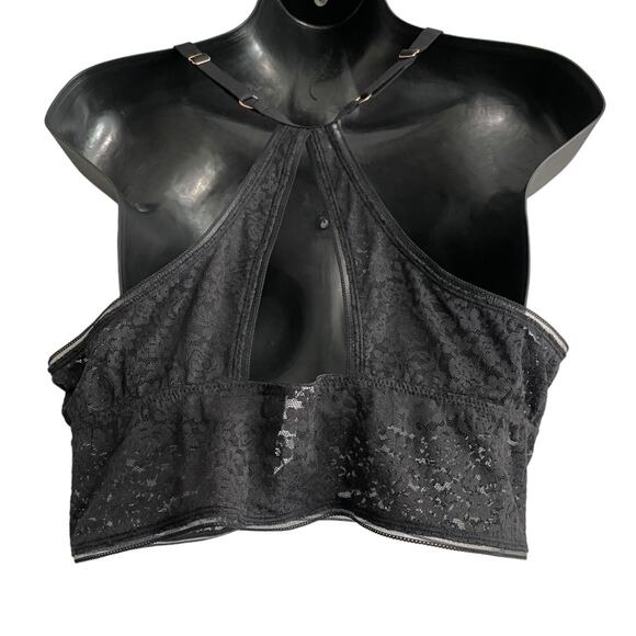 Maidenform Size XL Pure Comfort Strecth Lace Wireless Demi Bralette Racerback - Picture 2 of 13